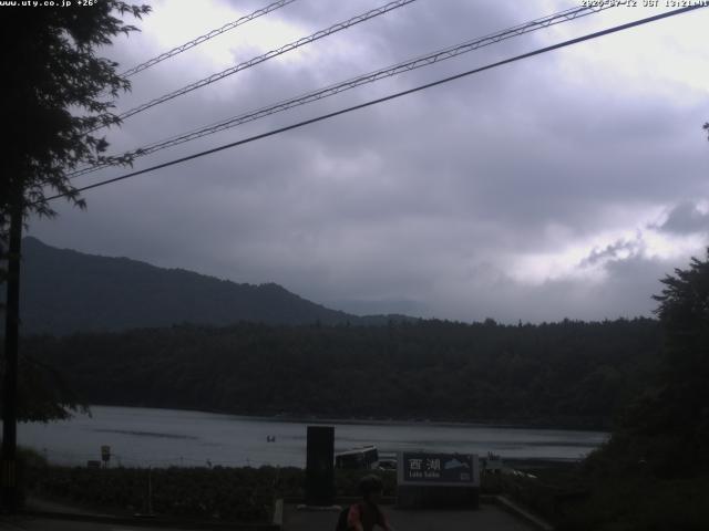 西湖からの富士山