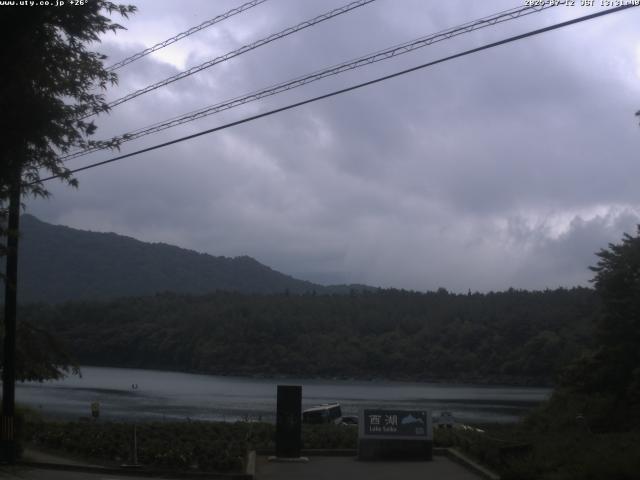 西湖からの富士山