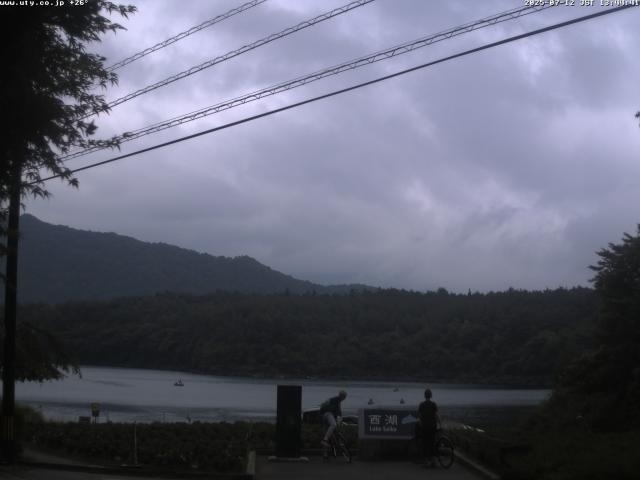 西湖からの富士山