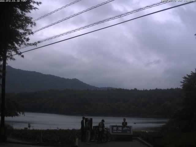 西湖からの富士山