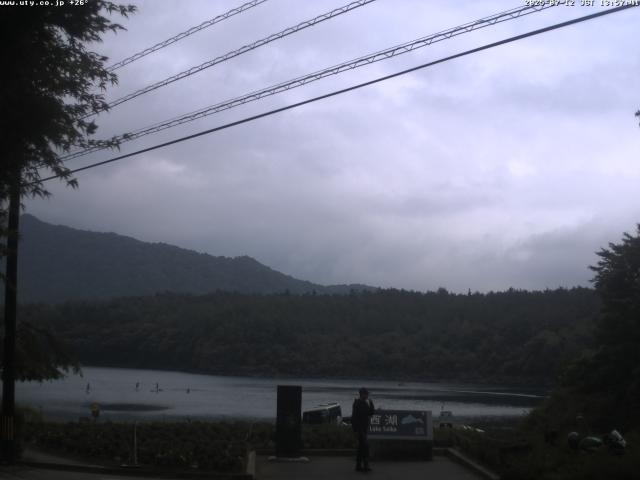 西湖からの富士山