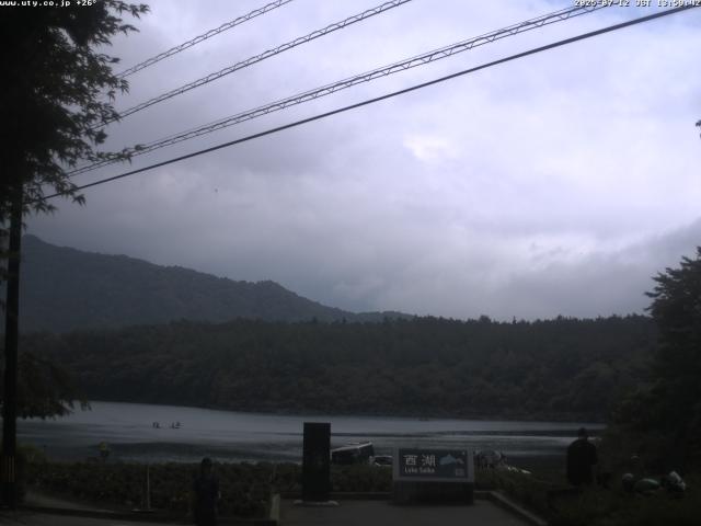 西湖からの富士山