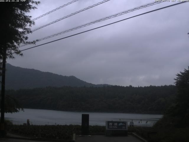西湖からの富士山