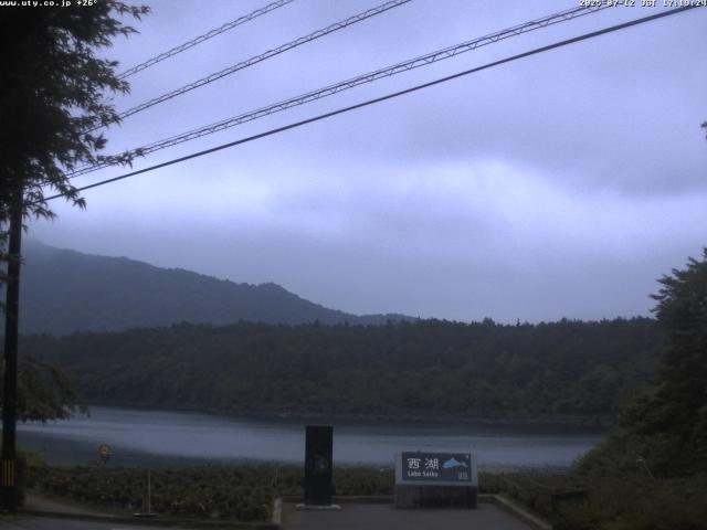 西湖からの富士山