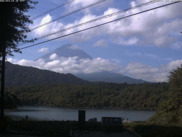 西湖からの富士山
