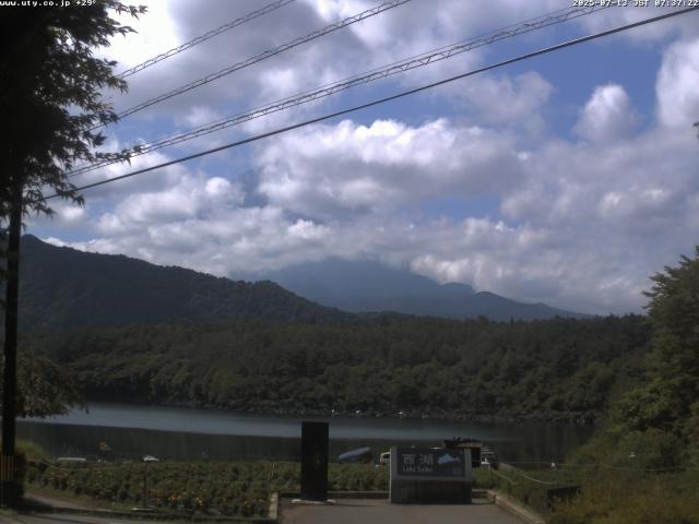 西湖からの富士山