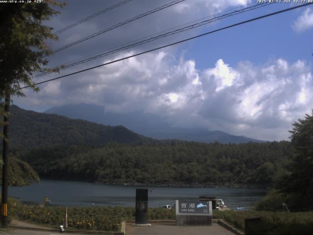 西湖からの富士山