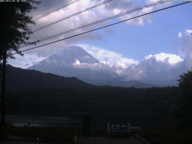 西湖からの富士山