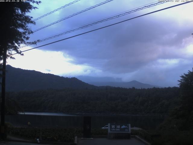 西湖からの富士山