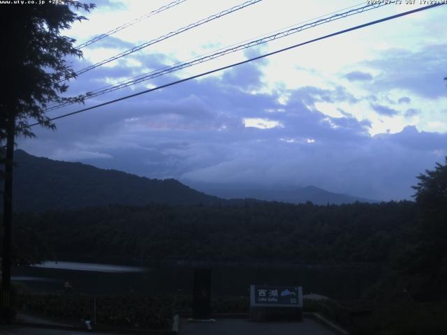 西湖からの富士山
