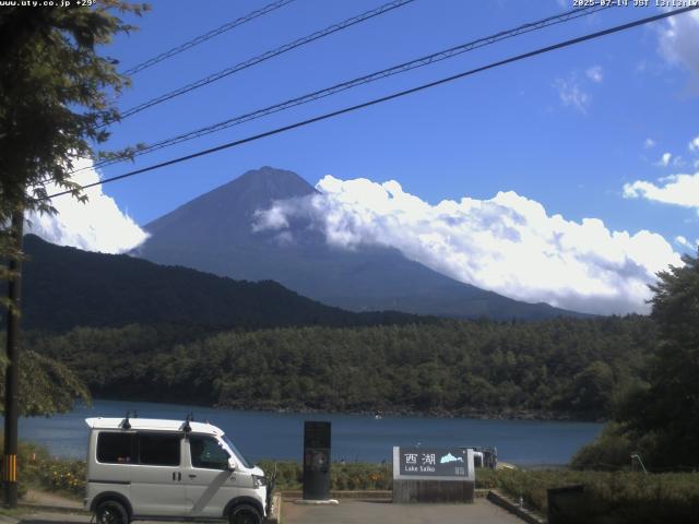 西湖からの富士山