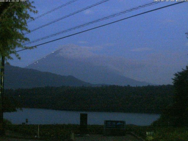 西湖からの富士山