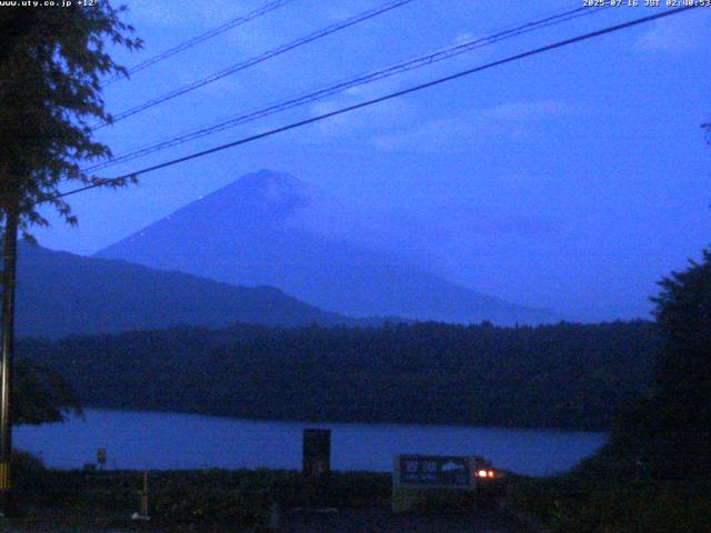 西湖からの富士山