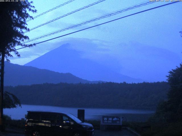 西湖からの富士山