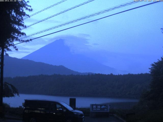 西湖からの富士山