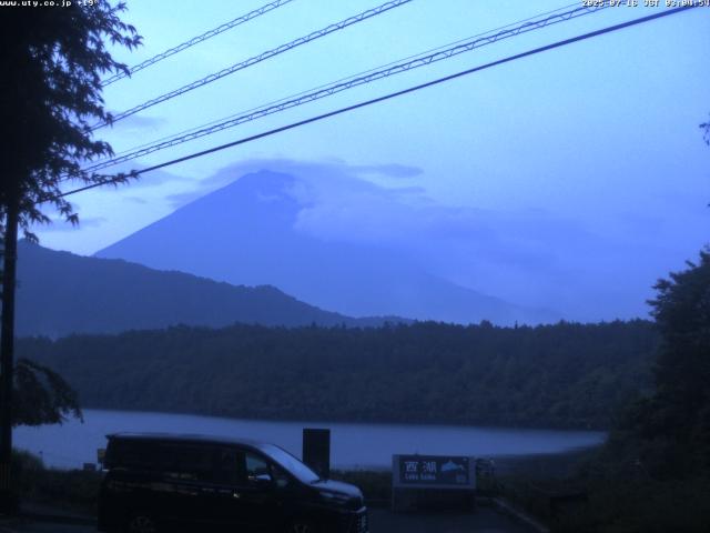 西湖からの富士山