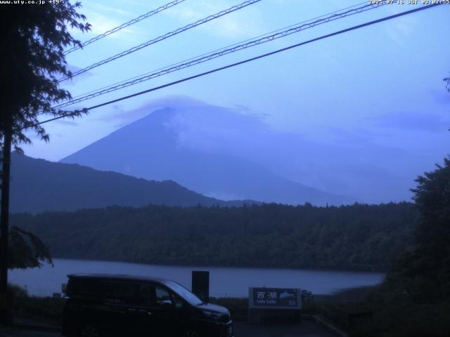 西湖からの富士山