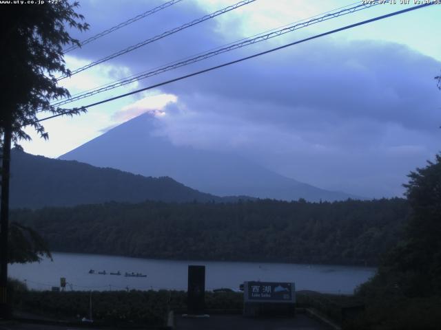 西湖からの富士山