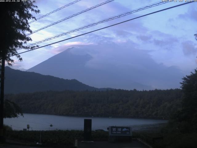 西湖からの富士山