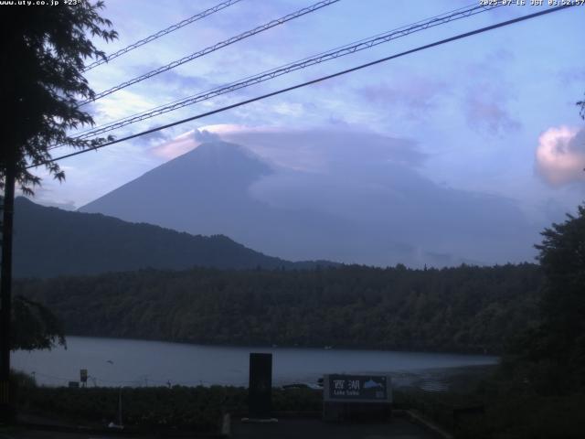 西湖からの富士山