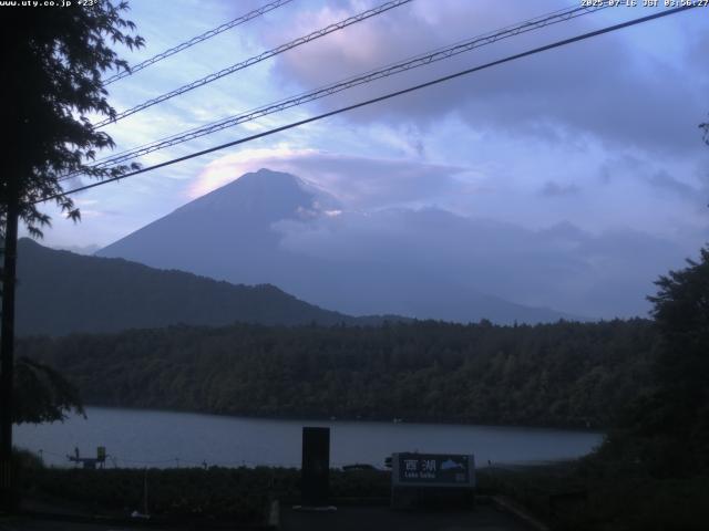 西湖からの富士山