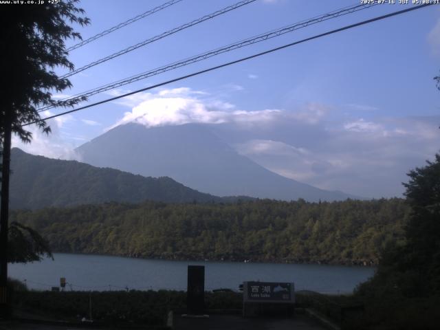 西湖からの富士山