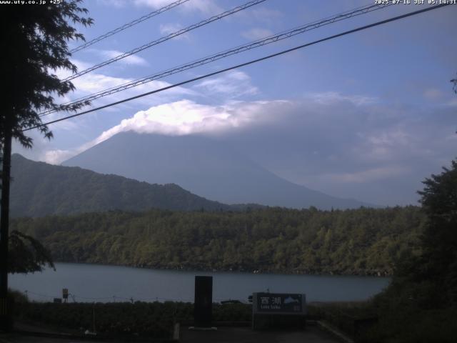 西湖からの富士山