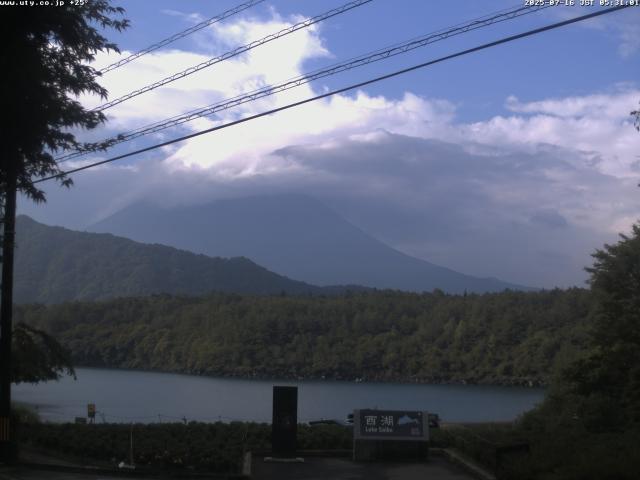 西湖からの富士山
