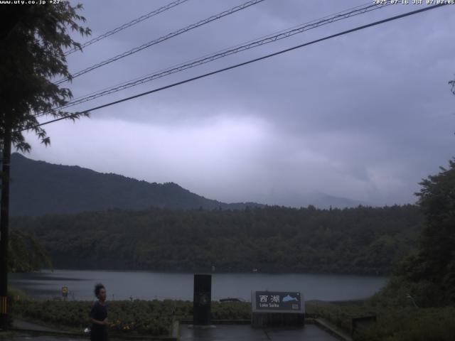 西湖からの富士山