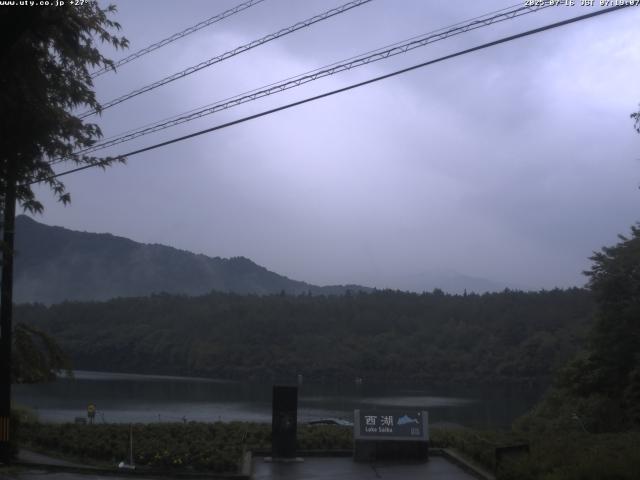 西湖からの富士山