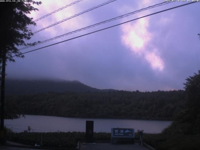 西湖からの富士山