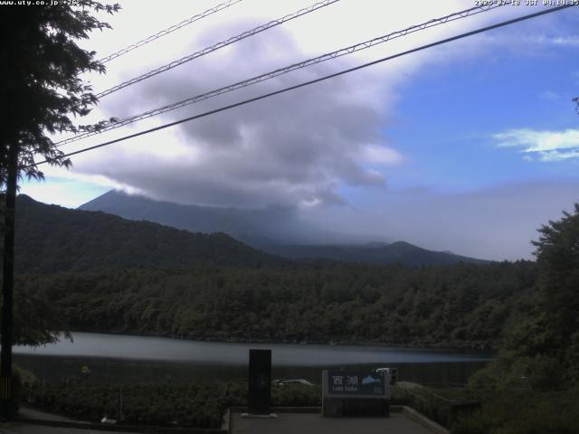 西湖からの富士山