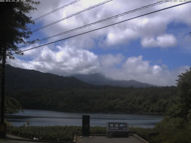 西湖からの富士山