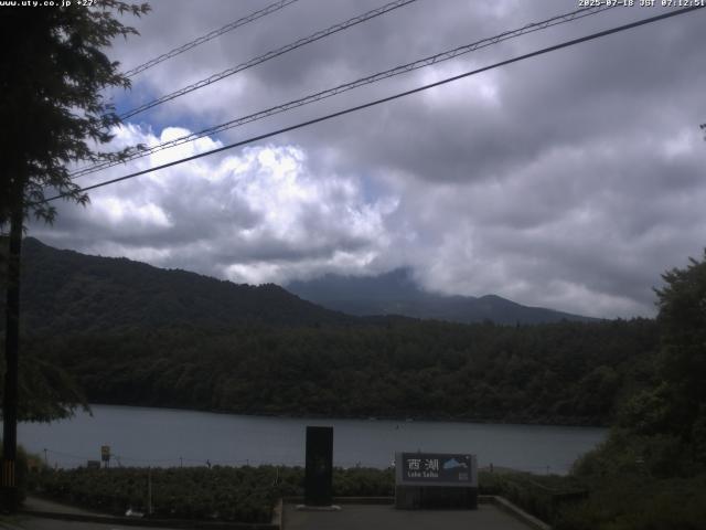 西湖からの富士山