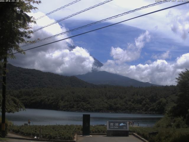 西湖からの富士山