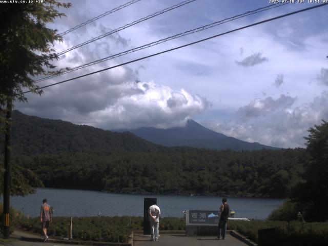 西湖からの富士山