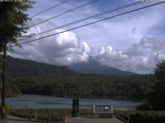 西湖からの富士山