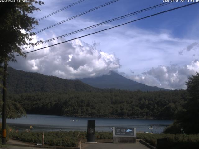 西湖からの富士山