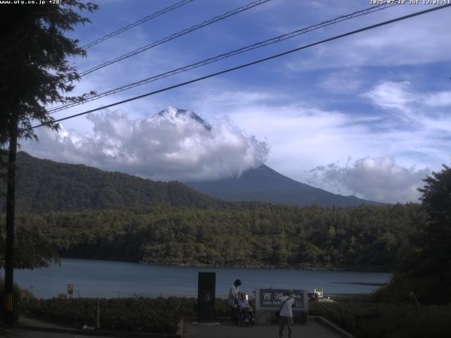 西湖からの富士山