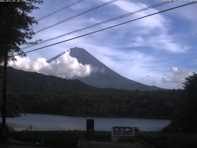 西湖からの富士山