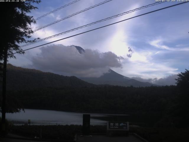 西湖からの富士山