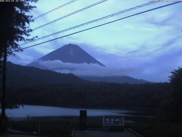西湖からの富士山