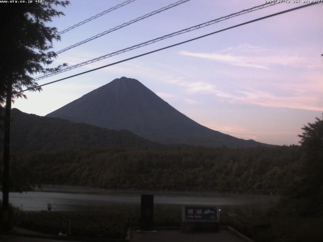 西湖からの富士山