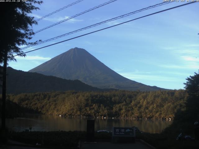 西湖からの富士山
