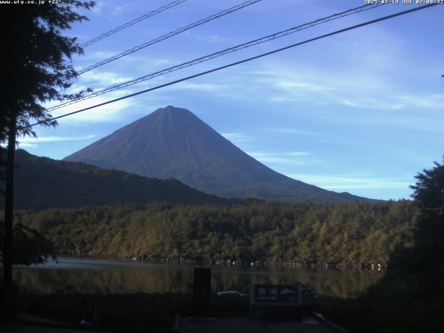 西湖からの富士山
