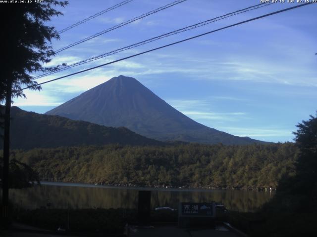 西湖からの富士山