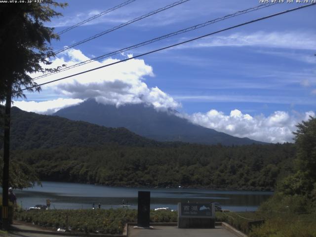 西湖からの富士山
