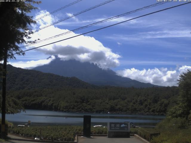 西湖からの富士山
