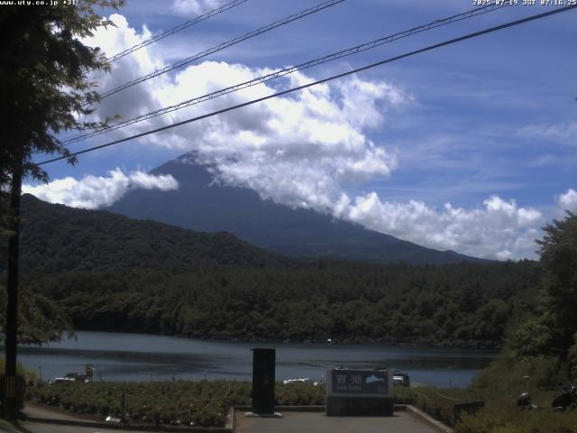西湖からの富士山