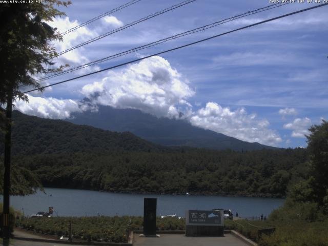 西湖からの富士山